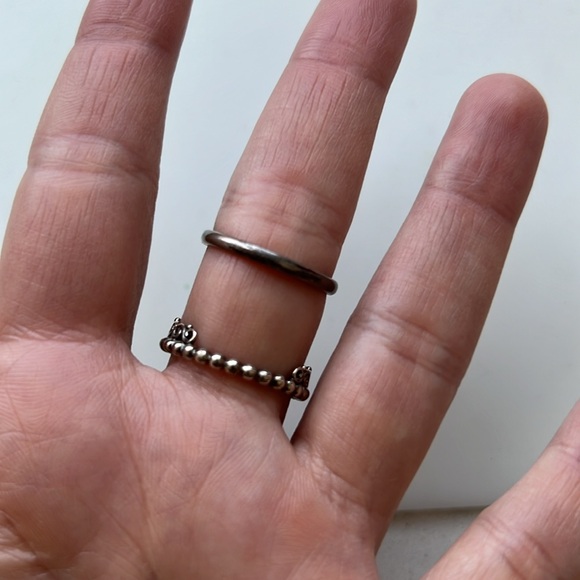 Pandora Bow and Crown rings - Picture 2 of 5